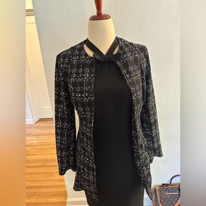 Black and white jacket